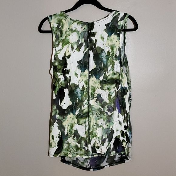 SimplyVera-Vera Wang - Floral Layered Top - Size L - Picture 5 of 7
